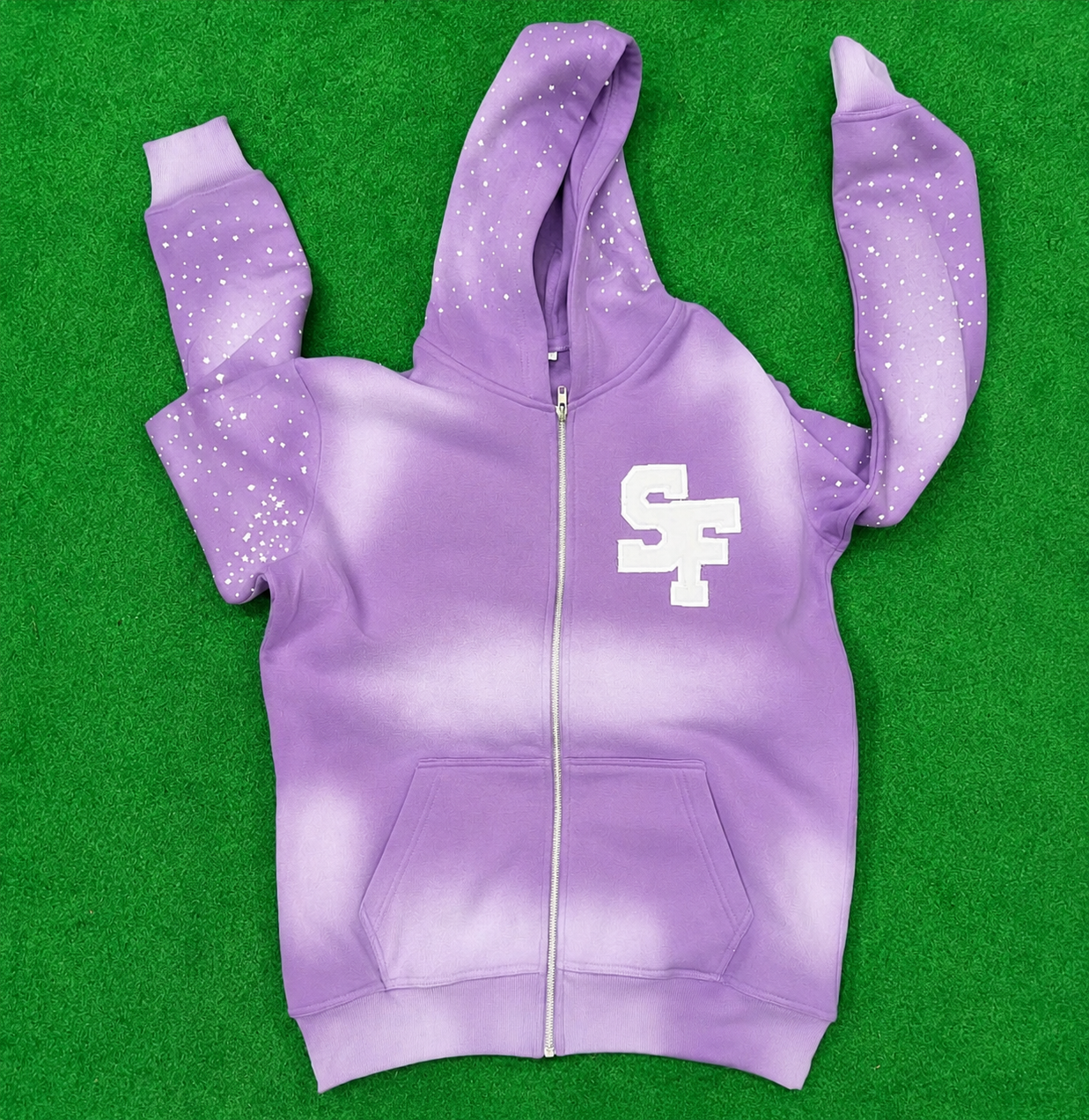 SAVEFACES SKULL AND WINGS HOODIES *RHINESTONES*