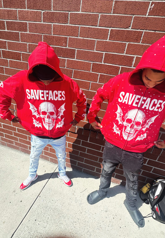SAVEFACES SKULL HOODIE
