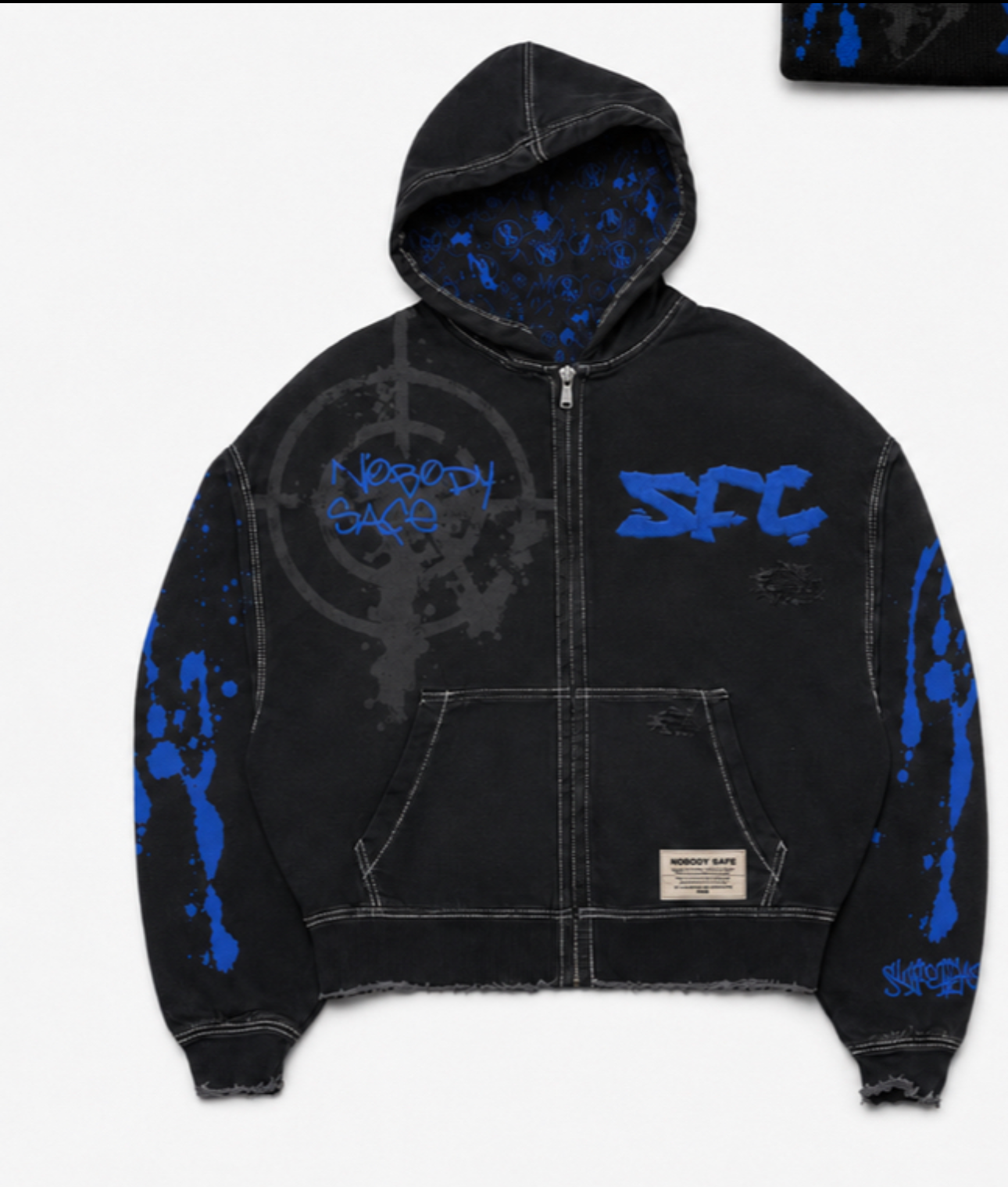 SAVEFACES *NOBODY SAFE 🚷” HOODIES